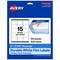 Avery Durable Waterproof Rectangle Labels with Sure Feed, 2" x 2-5/8"